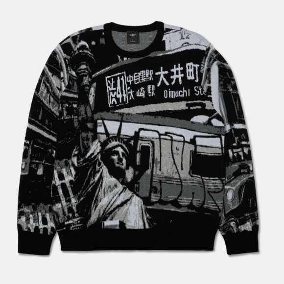 HUF Worldwide Commuter Sweater - Picture 1 of 7